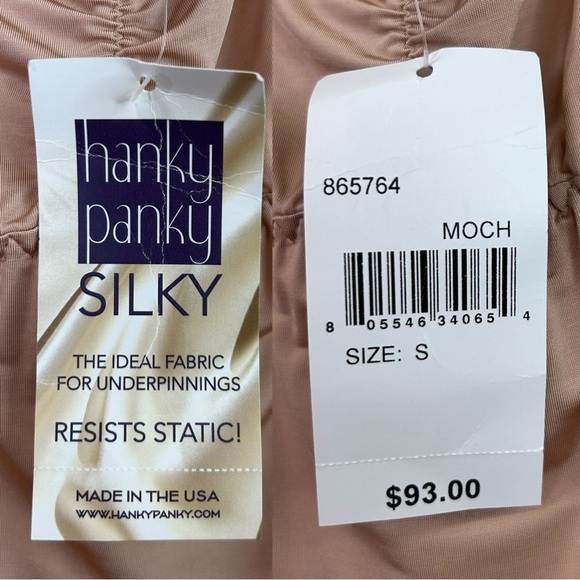 Hanky Panky - NWT Women’s Slip, ‘Silky Skin Convertible’ in Mocha - Beige, Small - Picture 14 of 15